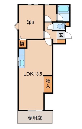 アネーロあおきの物件間取画像